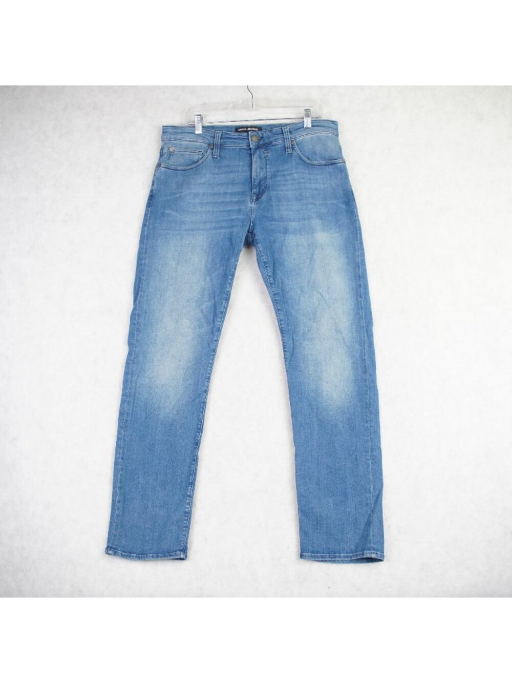Mavi Jeans Zach Straight Leg Light Wash Denim Mens Size 34x31 Classic Fit Casual